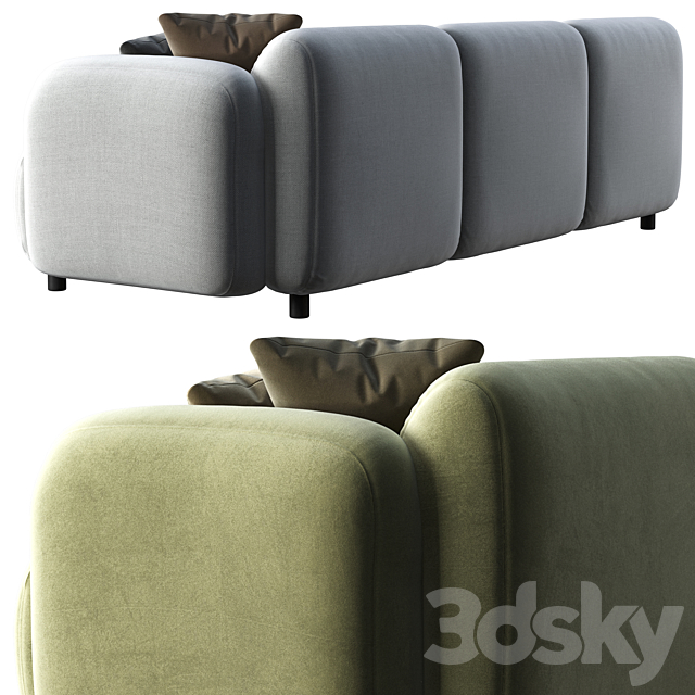 Wooddi swell sofa 3DSMax File - thumbnail 3