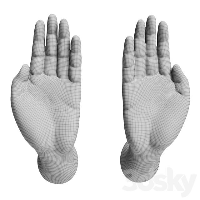 Hands handles 3dsky
