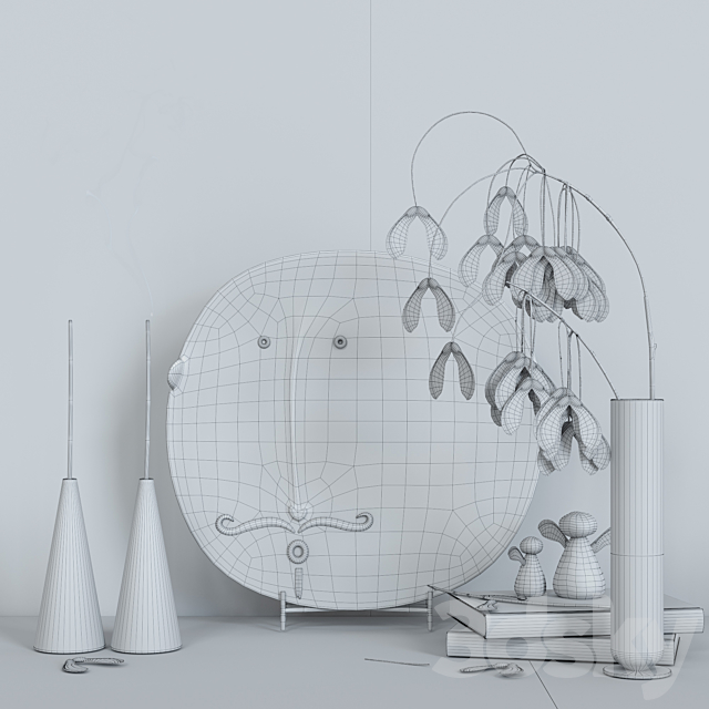 Decorative set F1 3DSMax File - thumbnail 3