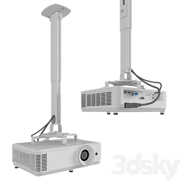 Projector 3DS Max Model - thumbnail 2