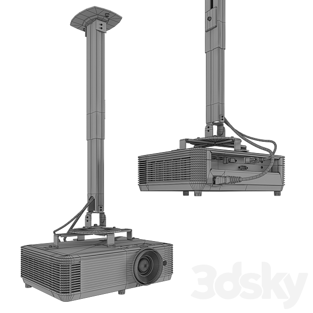 Projector 3DS Max Model - thumbnail 5