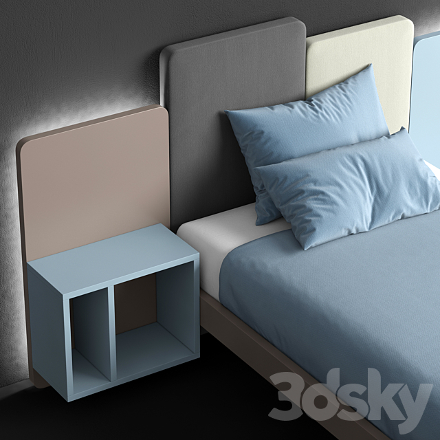 bed_WONDER ET12_by Diotti 3DSMax File - thumbnail 3