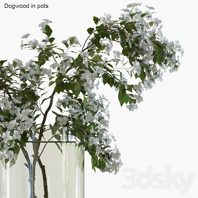 Branches in vases 35 3DSMax File - thumbnail 3