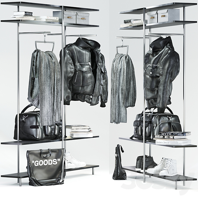 Clothes Set to Hallway__1 3d