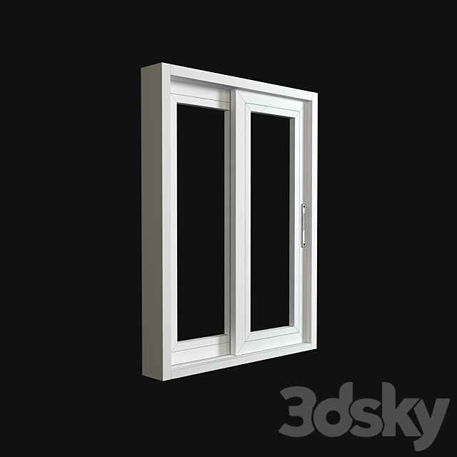 Aluminium Sliding Door & Window 3DSMax File - thumbnail 3