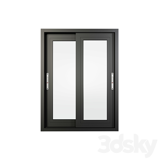 Aluminium Sliding Door & Window 3DSMax File - thumbnail 5
