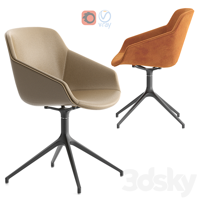 Boconcept – Vienna Chair 3DSMax File - thumbnail 1