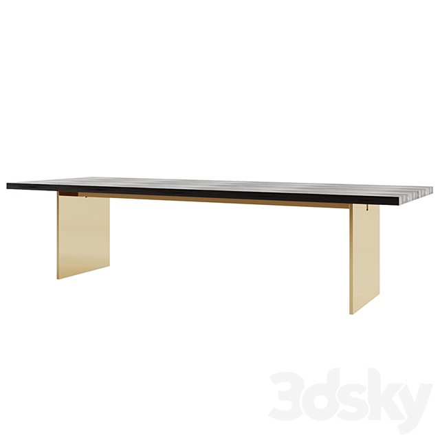 CHANNEL rectangular. table RH 3DSMax File - thumbnail 3