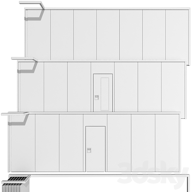 Sliding Partition Walls 3dskyfree
