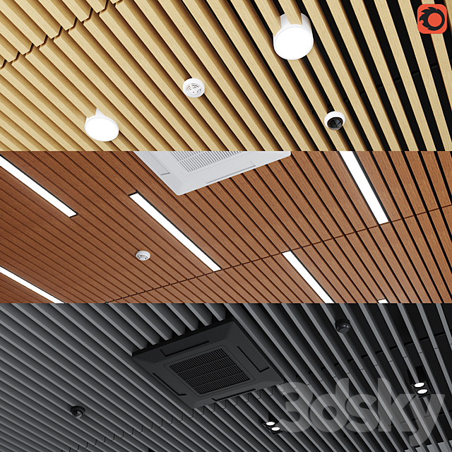 Grillato rack ceiling kit 3d