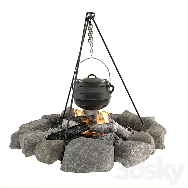 Bonfire pot 3dsky
