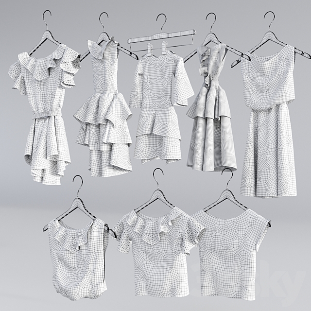 Children_clothes_set1 3dsky