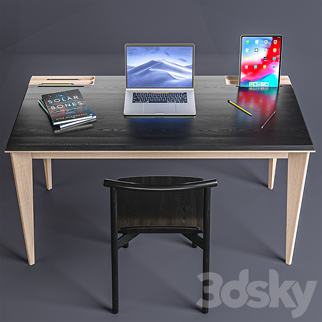 Work table OLLLY 3d