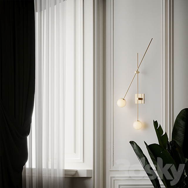 ATELIER DE TROUPE Tempo Wall Sconce 3dsky