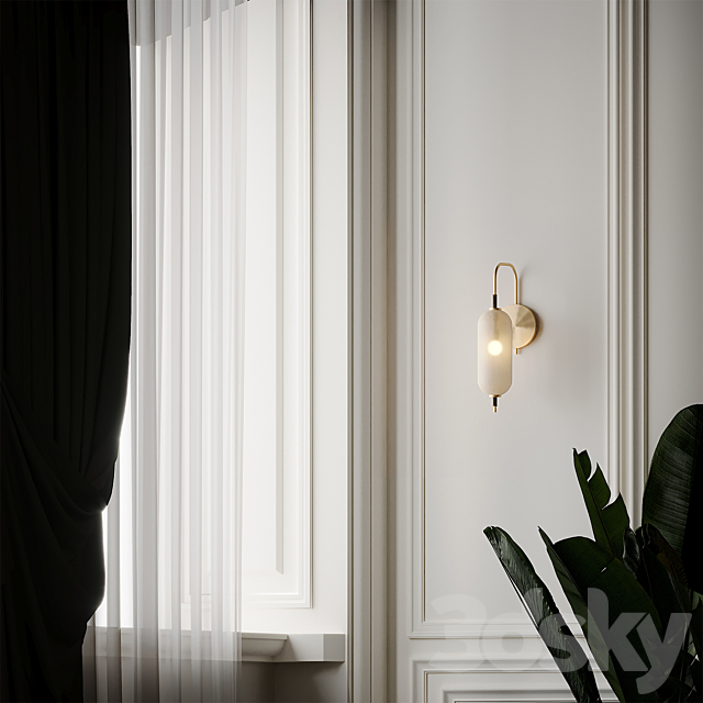 PIERCE Wall Sconce by Coil and Drift 3DSMax File - thumbnail 3