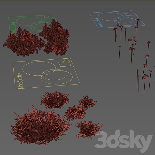 Forest grass 3dskyfree