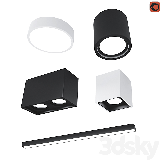 Grillato rack ceiling kit 3dsky