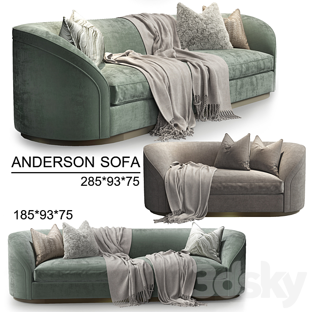 The Sofa & Chair Company_ANDERSON sofa 3DSMax File - thumbnail 1