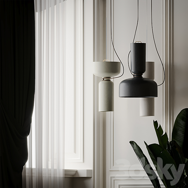 Spotlight Volumes D - B - C Series LED Pendant Light 3d