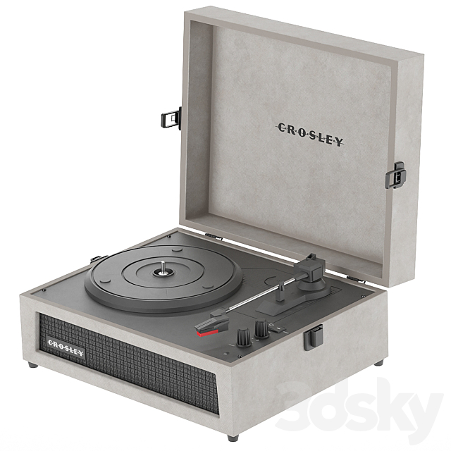 Crosley Voyager CR8017A-GY4 3DSMax File - thumbnail 1