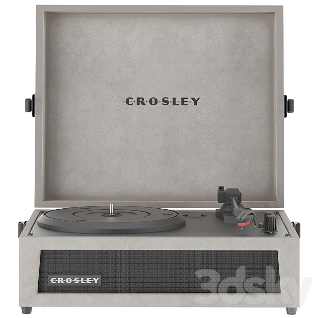 Crosley Voyager CR8017A-GY4 3d