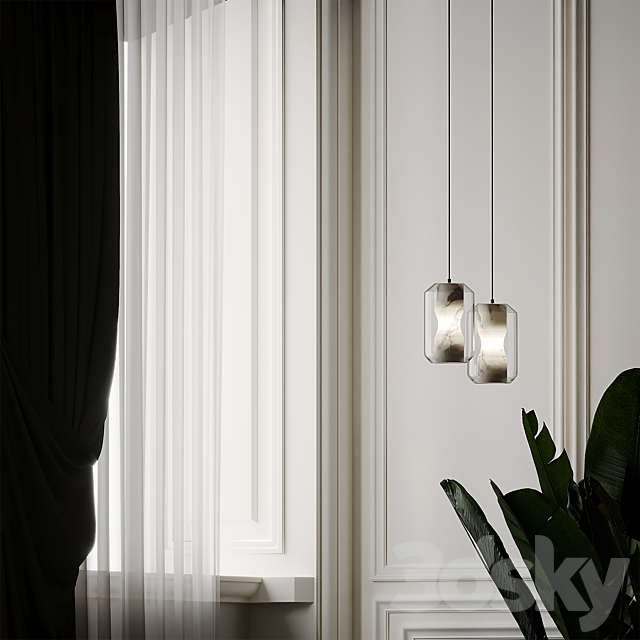 Ceiling Lights from  LEE BROOM 3DSMax File - thumbnail 4