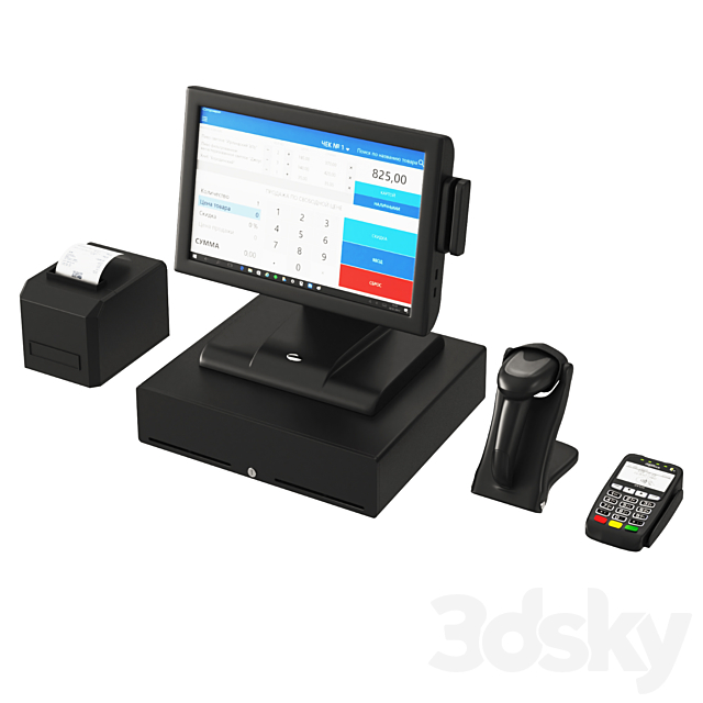 Pos terminal 3dsky