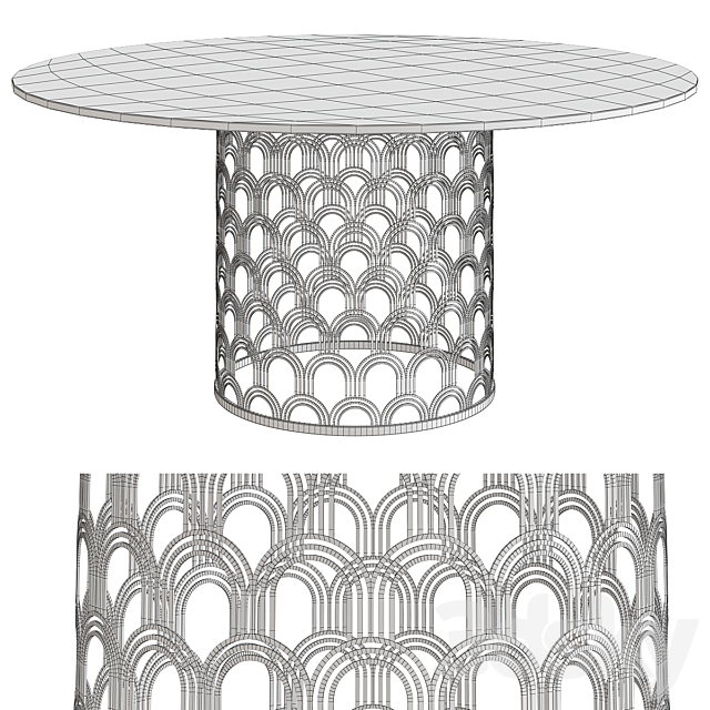 Dining table Cosmos 3d