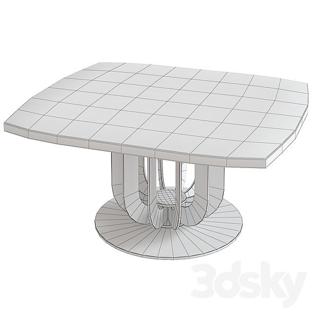 Dining table Soho Keramik Premium - Cattelan Italia 3d