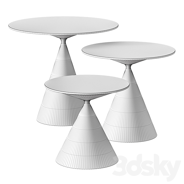 Desalto Mini Clay Coffee Tables 3DSMax File - thumbnail 2