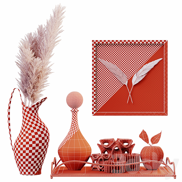 Anati Decorative set 01 3dskyfree