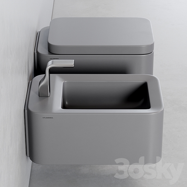Ceramica Flaminia Nile Wall-Hung WC 3d