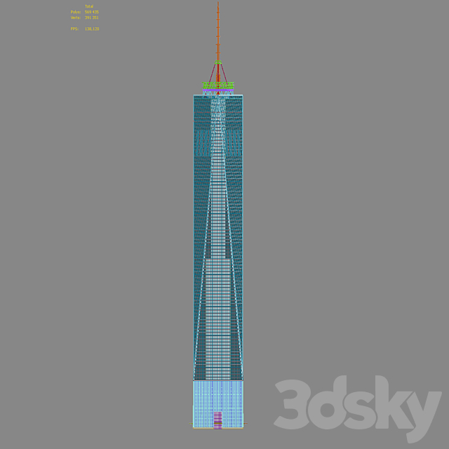 World Trade Center Building 3dskyfree