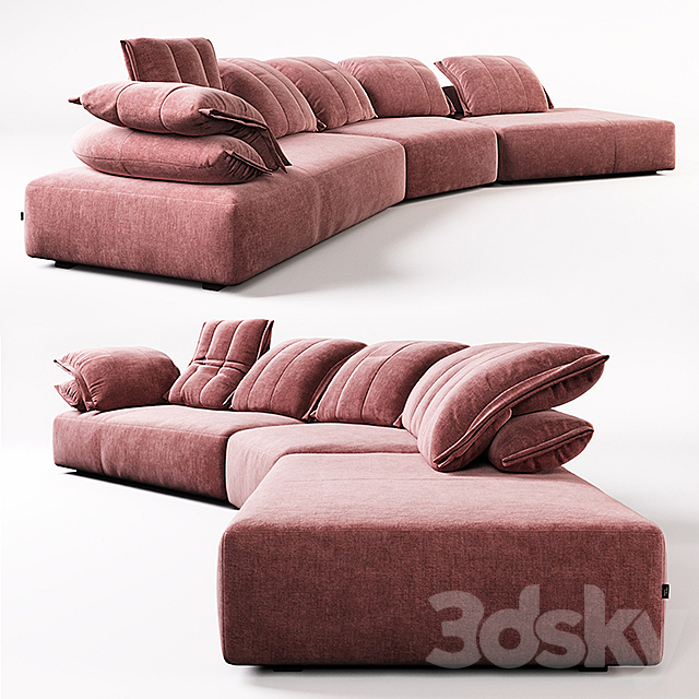 Modular sofa Flick Flack – Ditre Italia. 3DSMax File - thumbnail 2