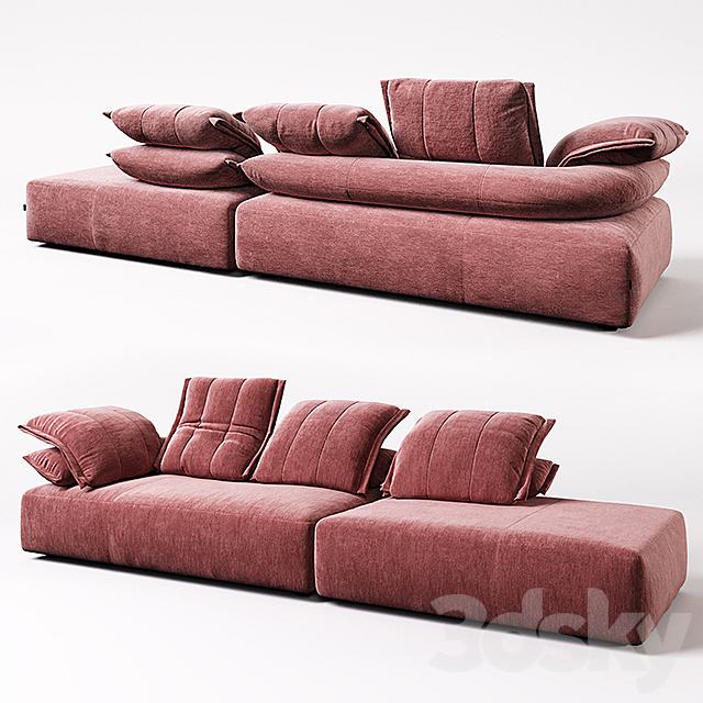 Modular sofa Flick Flack – Ditre Italia. 3DSMax File - thumbnail 4