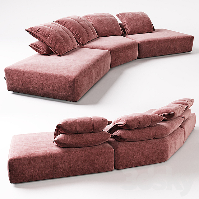 Modular sofa Flick Flack – Ditre Italia. 3DSMax File - thumbnail 5