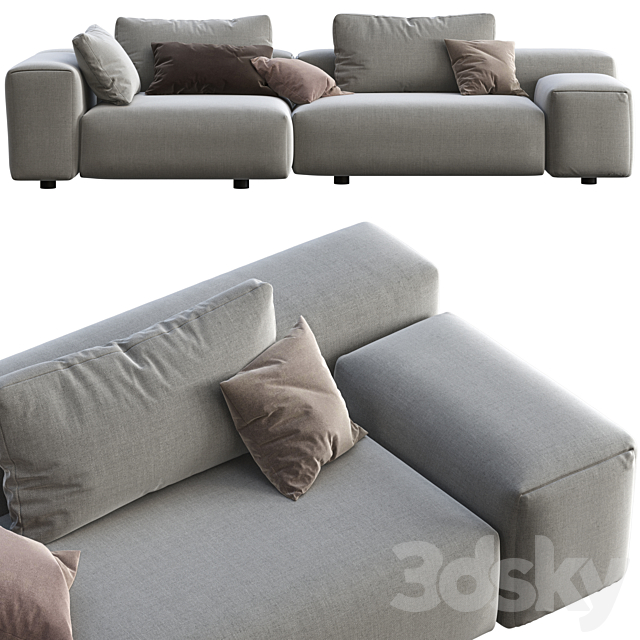Sofa Wendelbo Raft 3d