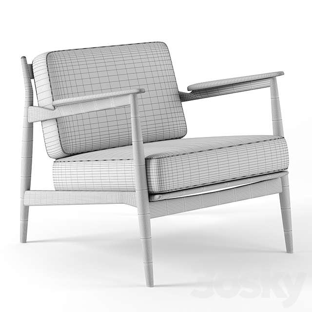 Model 107 chair by Magnus Olesen 3DSMax File - thumbnail 3