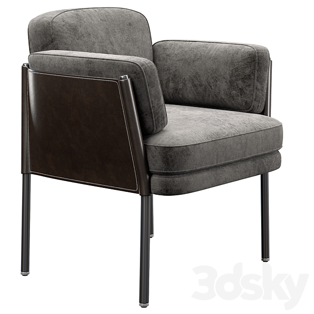 Minlotti Shelley Chair and Bellagio Table 3d