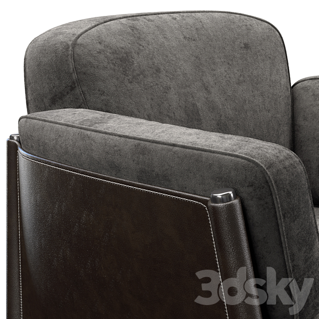 Minlotti Shelley Chair and Bellagio Table 3dsky