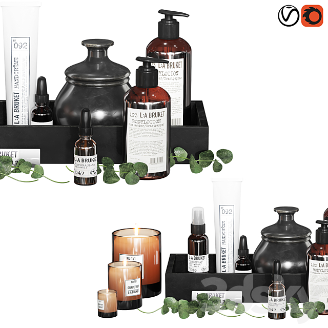 bath_decorative_set001 3d