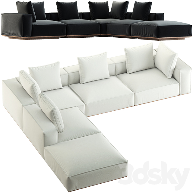 HARBOR _ SANTORINI SOFA 3d