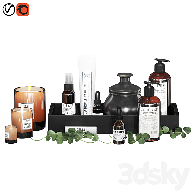 bath_decorative_set001 3dsky