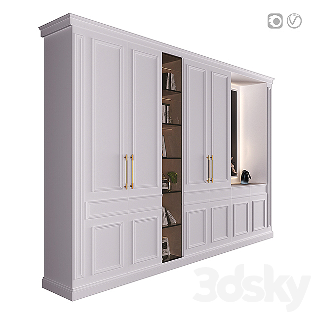 Furniture composition 10 3d