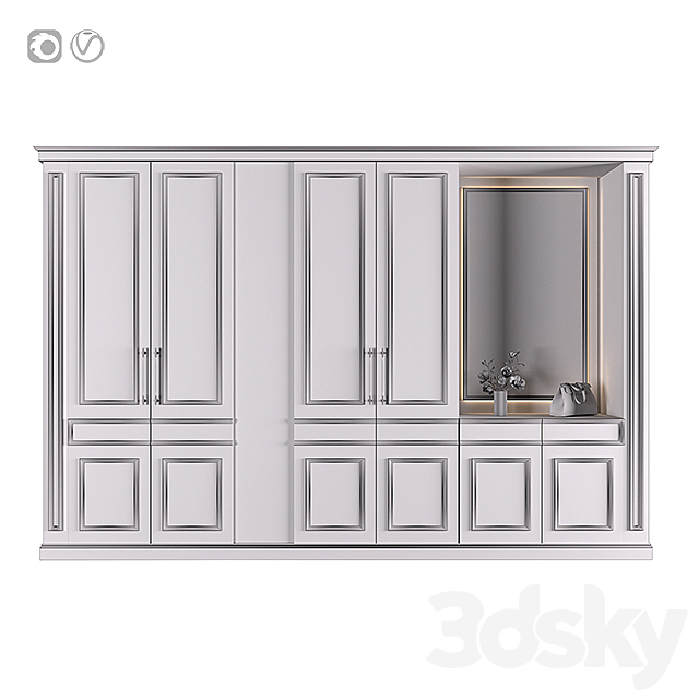 Furniture composition 10 3dsky