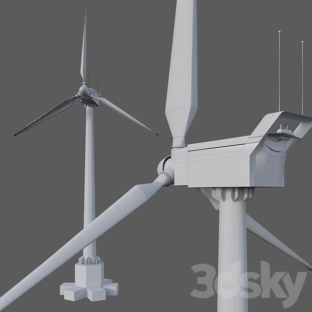 Wind generator 3dsky