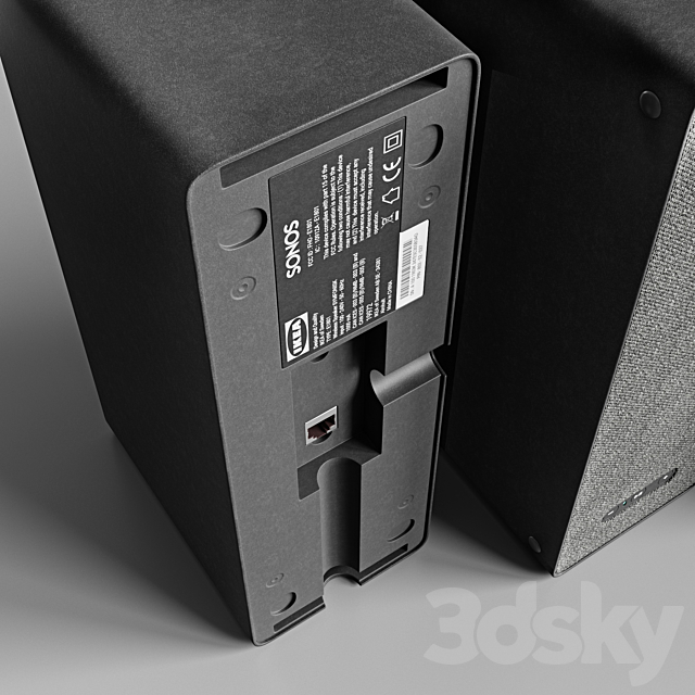 Ikea symfonisk bookshelf speaker 3DSMax File - thumbnail 2