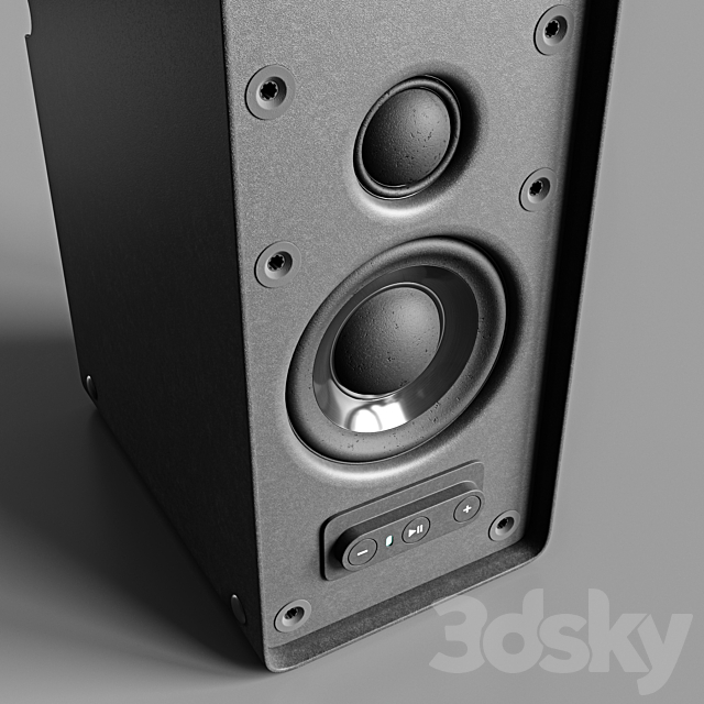 Ikea symfonisk bookshelf speaker 3DSMax File - thumbnail 3