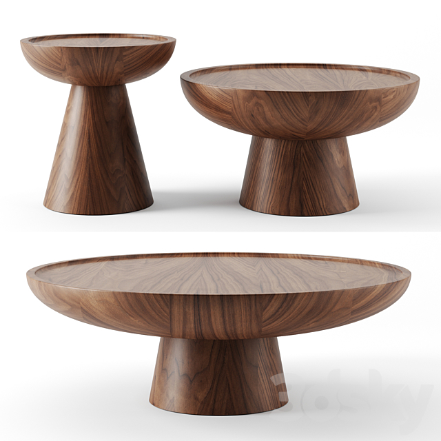 Coffee tables by Made In Taunus 3DSMax File - thumbnail 1