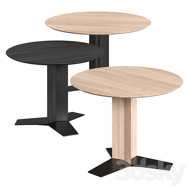Capdell Tri-Star Coffee Tables 3DSMax File - thumbnail 1